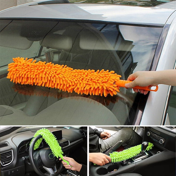 Double Sided Flexible Chenille Changeable Dust Duster (Random Color Delivery)