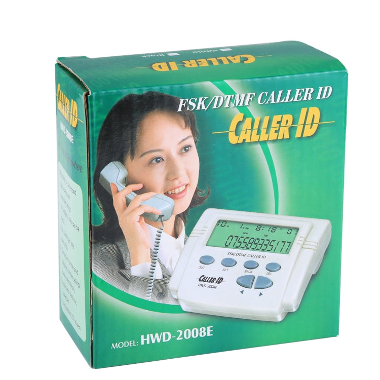 HWD-2008E 2.7 inch LCD Adjustable Screen FSK / DTMF Caller ID with Calendar Function
