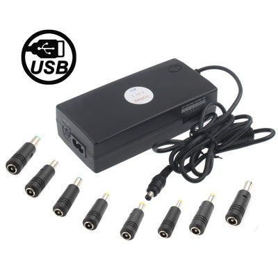 3 in 1 Universal Laptop AC and DC Adapter, 90W