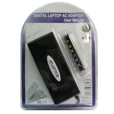 3 in 1 Universal AC+DC Adapter for Laptop and LCD Monitor , 90W