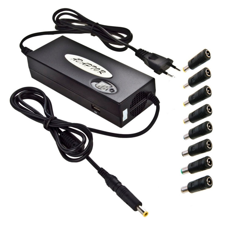 YB-SC1500B 150W Universal AC Adapter for Notebook, Touch Selection Voltage, Lock Voltage After 30 Seconds(Black)