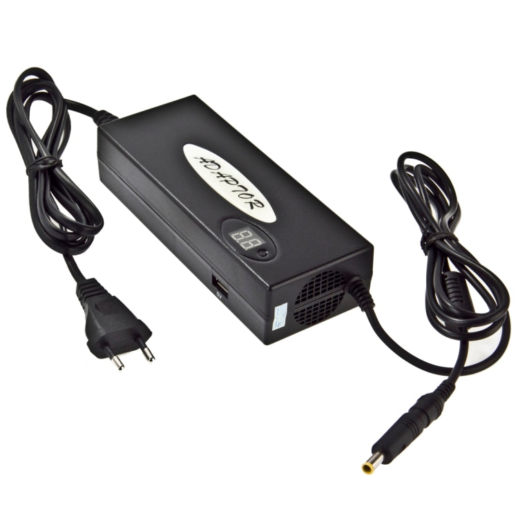 YB-SC1500B 150W Universal AC Adapter for Notebook, Touch Selection Voltage, Lock Voltage After 30 Seconds(Black)