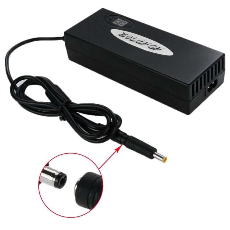 YB-SC1500B 150W Universal AC Adapter for Notebook, Touch Selection Voltage, Lock Voltage After 30 Seconds(Black)