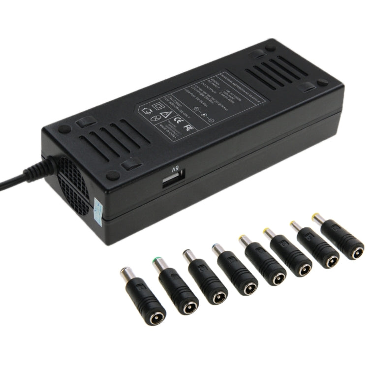 YB-SC1500B 150W Universal AC Adapter for Notebook, Touch Selection Voltage, Lock Voltage After 30 Seconds(Black)