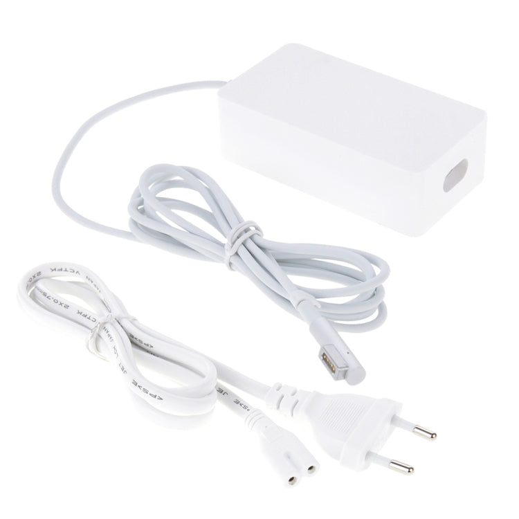 60DN165365 60W 16.5V 3.65A AC Adapter Power Supply with USB Output for Laptop, Output Tips: L Type Magnetic Pin, EU Plug