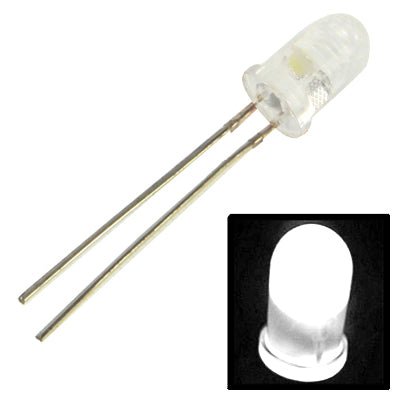 1000 PCS F5 Water Clear LED Emitting Diode Lamp