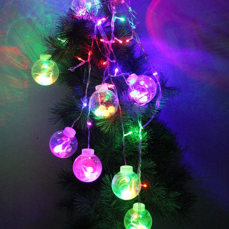 2m 56 LED RGB Light Lantern Wish Fairy Ball Light String Decoration Light for Christmas Party, 220-240V, EU Plug