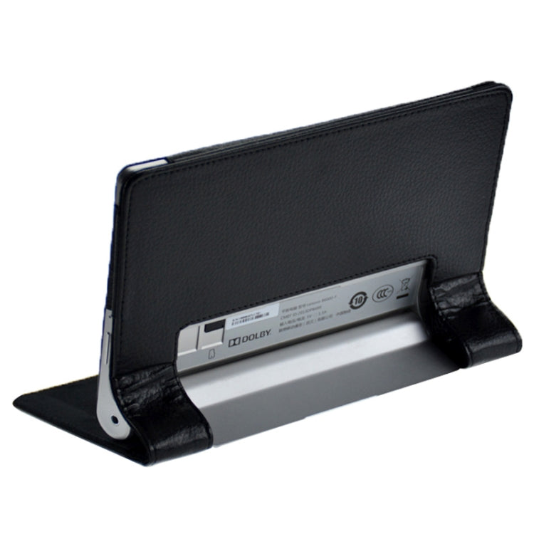 Litchi Texture Leather Case with Holder for Lenovo Yoga Tablet 8 / B6000