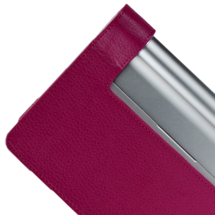 Litchi Texture Leather Case with Holder for Lenovo Yoga Tablet 8 / B6000