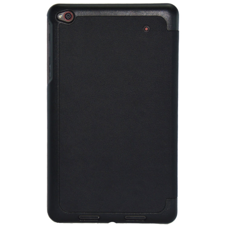 3-folding Custer Texture Voltage Flip Leather Case with Holder for Think Pad 8