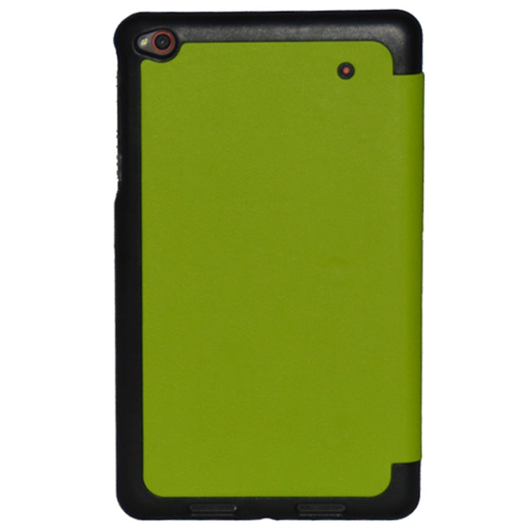 3-folding Custer Texture Voltage Flip Leather Case with Holder for Think Pad 8