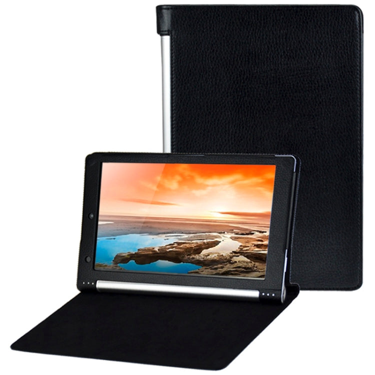 Litchi Texture Leather Case with Holder