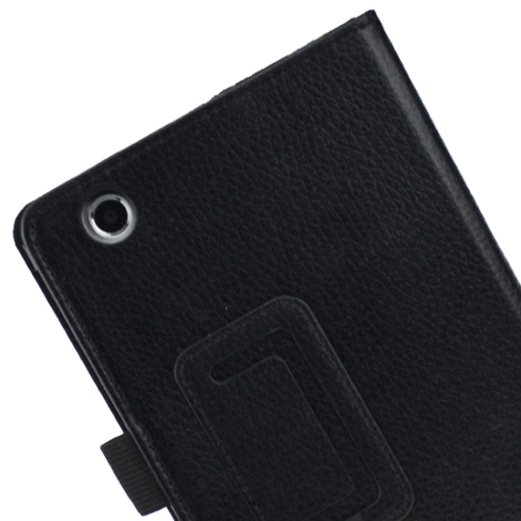 Litchi Texture Leather Case with Holder for Lenovo S5000