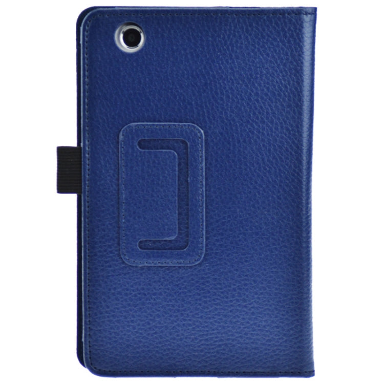 Litchi Texture Leather Case with Holder for Lenovo S5000