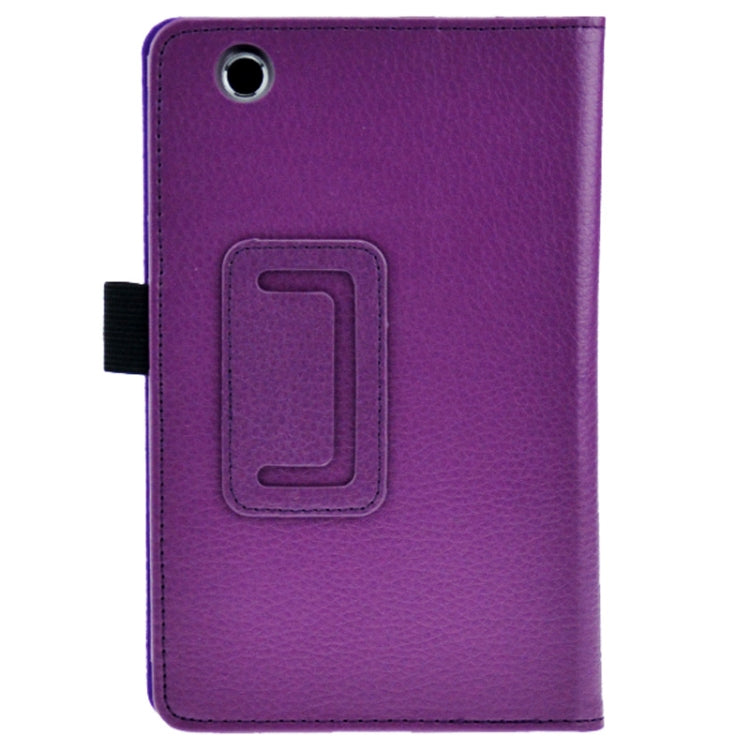 Litchi Texture Leather Case with Holder for Lenovo S5000