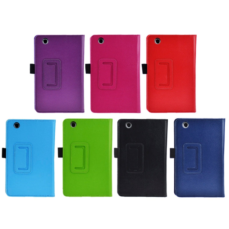 Litchi Texture Leather Case with Holder for Lenovo S5000