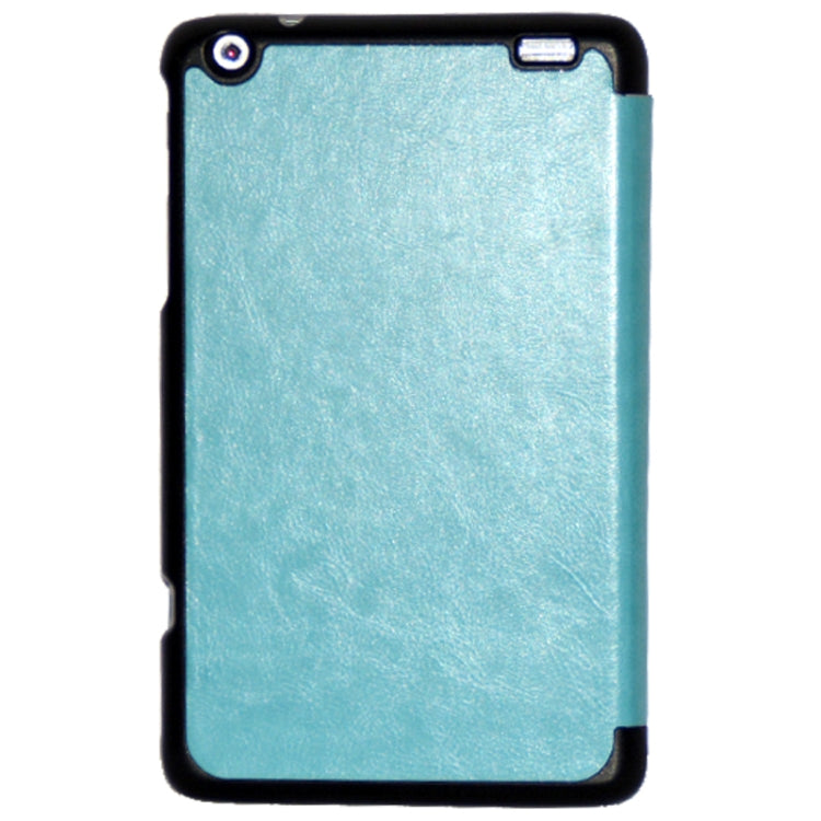 3-folding Crazy Horse Texture Flip Leather Case with Holder for Lenovo Miix 2-8