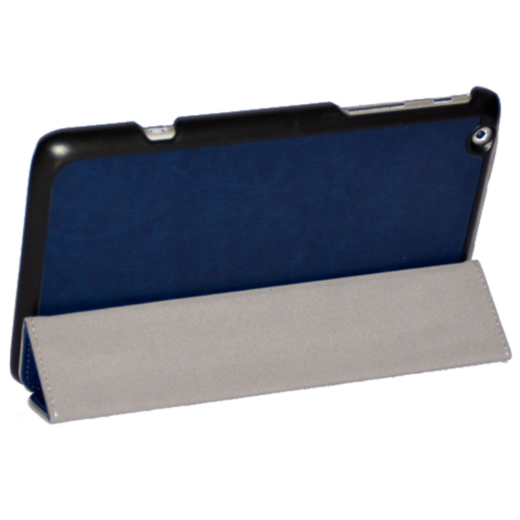 3-folding Crazy Horse Texture Flip Leather Case with Holder for Lenovo Miix 2-8