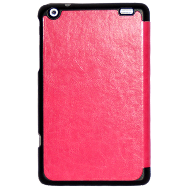 3-folding Crazy Horse Texture Flip Leather Case with Holder for Lenovo Miix 2-8