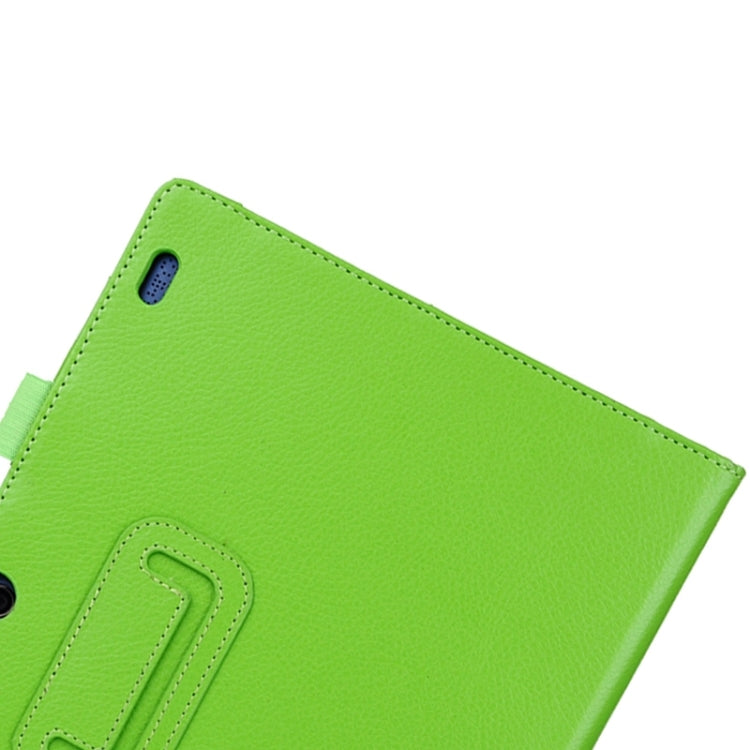 Litchi Texture Horizontal Flip Solid Color Leather Case with Two-Folding Holder for Lenovo Tab2 A10-70