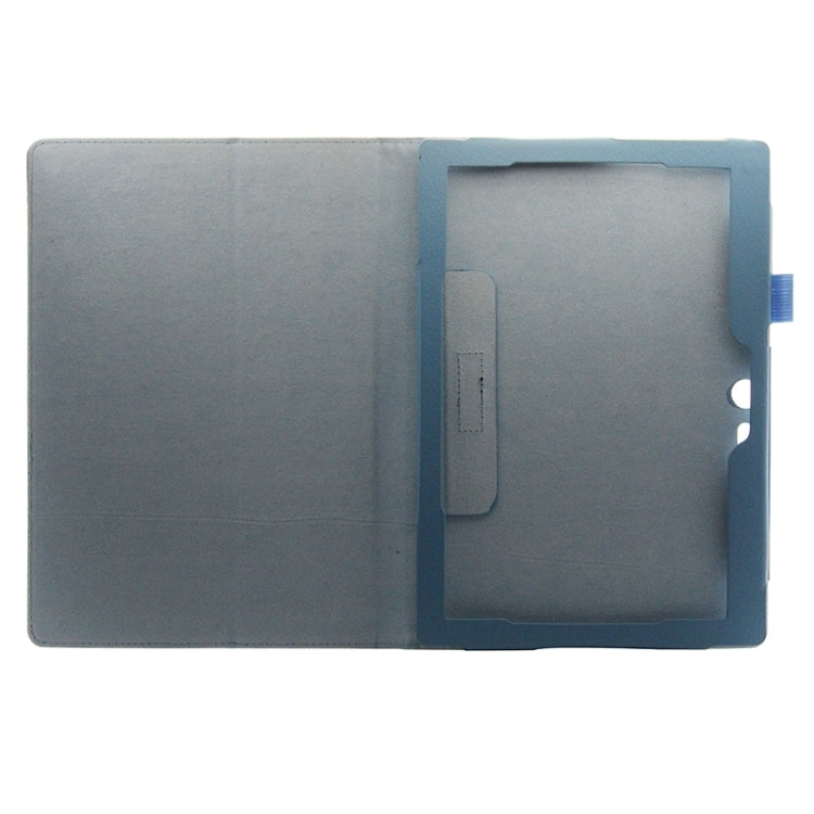 Litchi Texture Horizontal Flip Solid Color Leather Case with Two-Folding Holder for Lenovo Tab2 A10-70