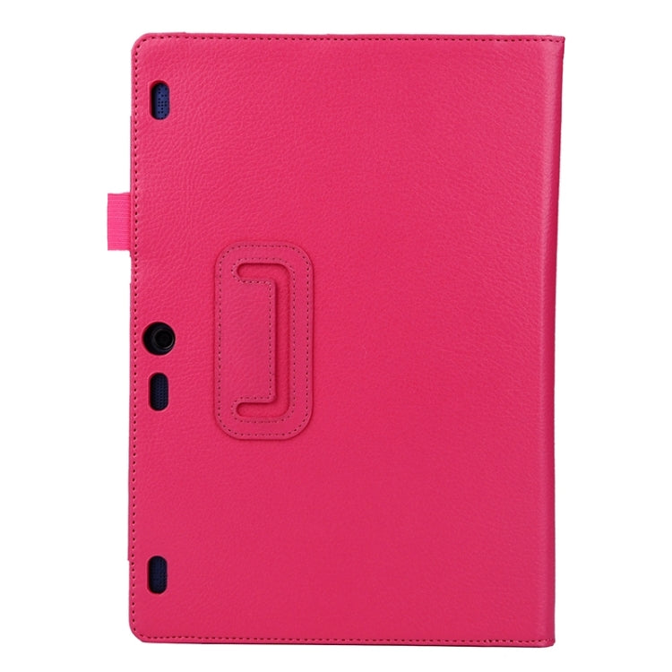 Litchi Texture Horizontal Flip Solid Color Leather Case with Two-Folding Holder for Lenovo Tab2 A10-70