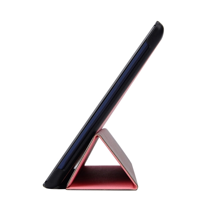 Karst Texture Horizontal Flip Solid Color Leather Case with Three-Folding Holder for Lenovo Tab2 A10-70