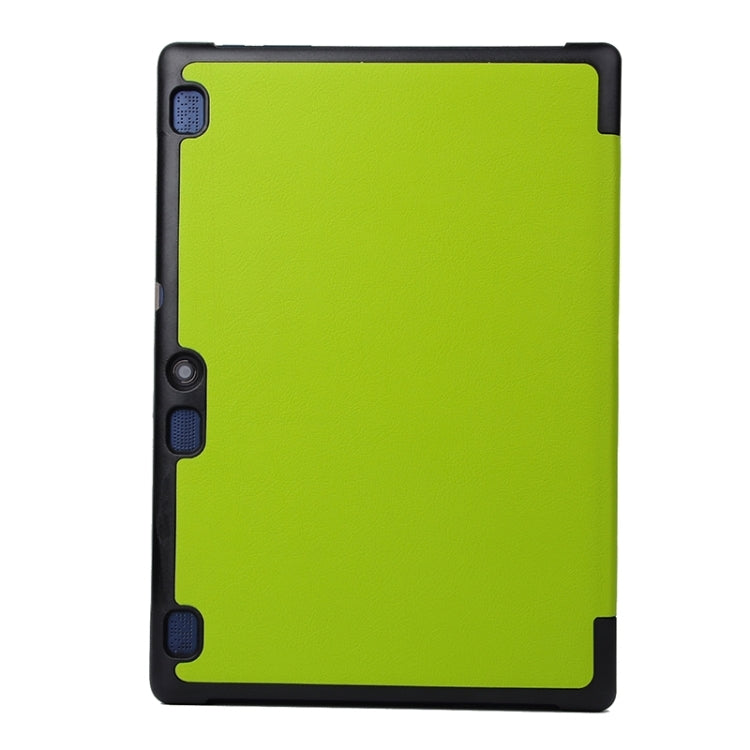 Karst Texture Horizontal Flip Solid Color Leather Case with Three-Folding Holder for Lenovo Tab2 A10-70
