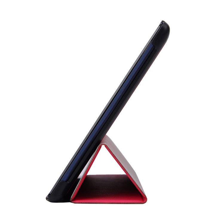 Karst Texture Horizontal Flip Solid Color Leather Case with Three-Folding Holder for Lenovo Tab2 A10-70