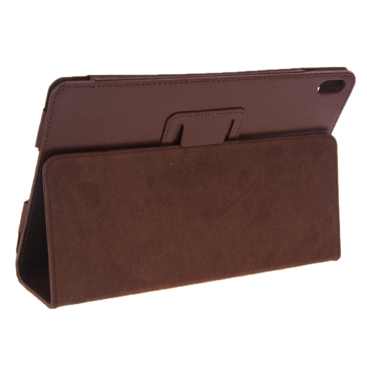 Litchi Texture Magnetic Leather Case with Holder for Lenovo A10-70 / A7600