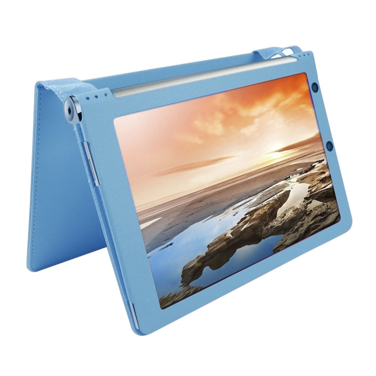 Litchi Texture Magnetic Leather Case with Holder for Lenovo Yoga Tablet 10 / B8000 & 10 HD+ / B8080-F(WMC1562)