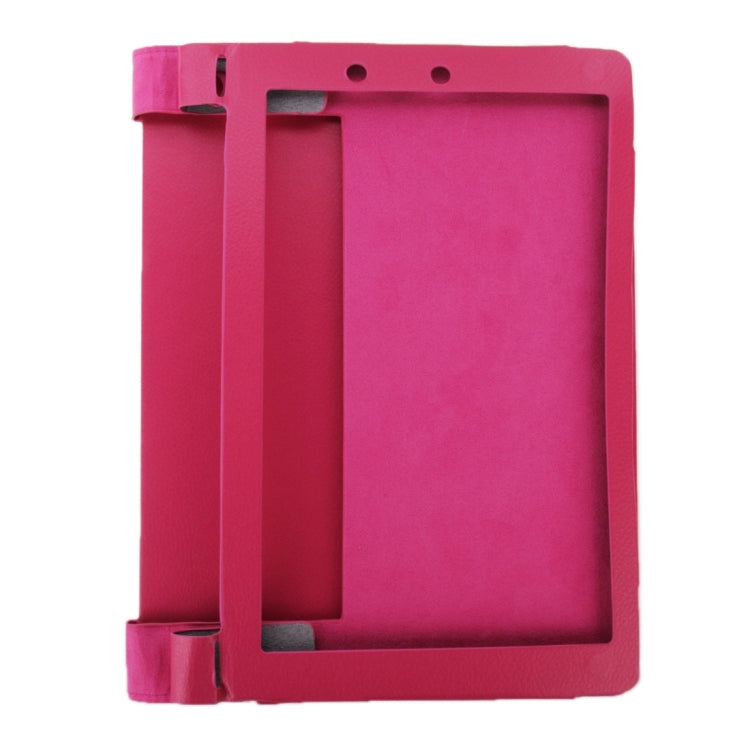 Litchi Texture Magnetic Leather Case with Holder for Lenovo Yoga Tablet 10 / B8000 & 10 HD+ / B8080-F(WMC1562)