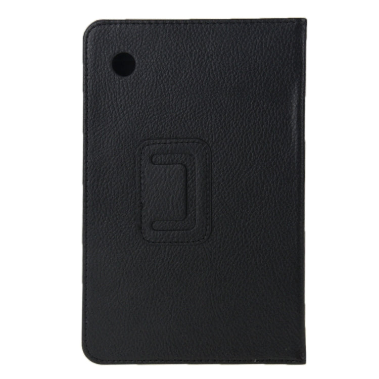 Litchi Texture Magnetic Leather Case with Holder for Lenovo A7-30 / A3300