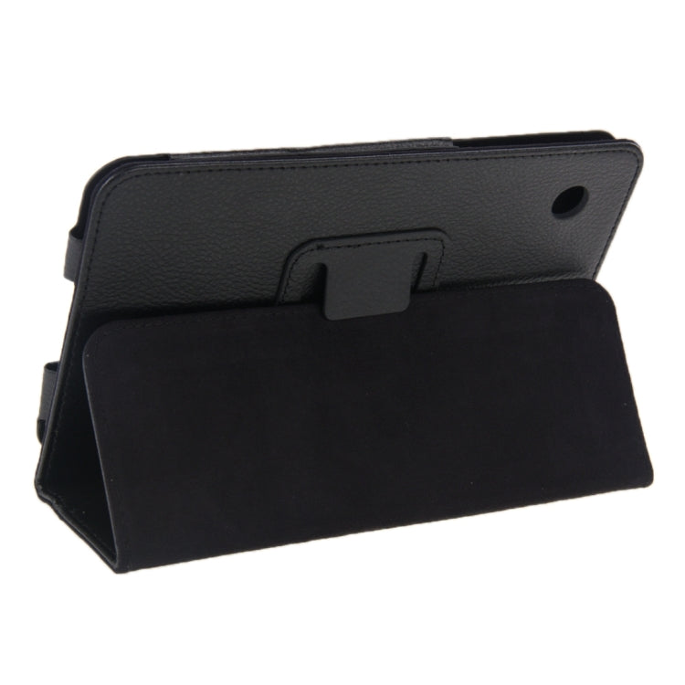 Litchi Texture Magnetic Leather Case with Holder for Lenovo A7-30 / A3300