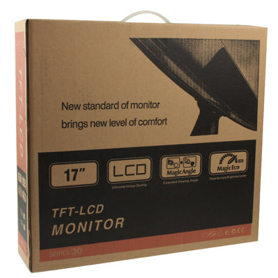 17 inch 4:3 LCD Monitor, Interface: VGA, Max Resolution: 1280 x 1040