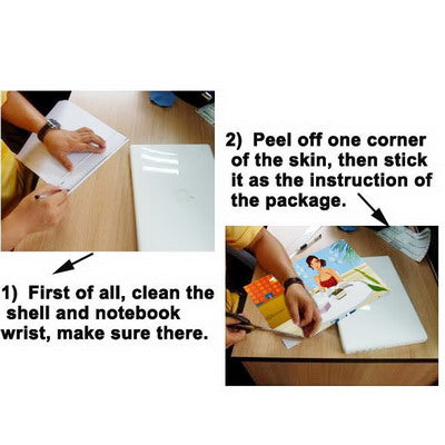 Cartoon Picture Laptop Skin Sticker, Support Laptop Size: 10.2 inch, 13.3 inch, 14.1 inch, 15 inch