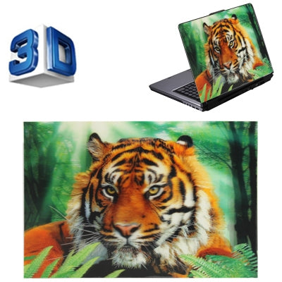 15.6 inch 3D Effects Tiger Picture Laptop Skin Sticker, Size: 39 x 29cm
