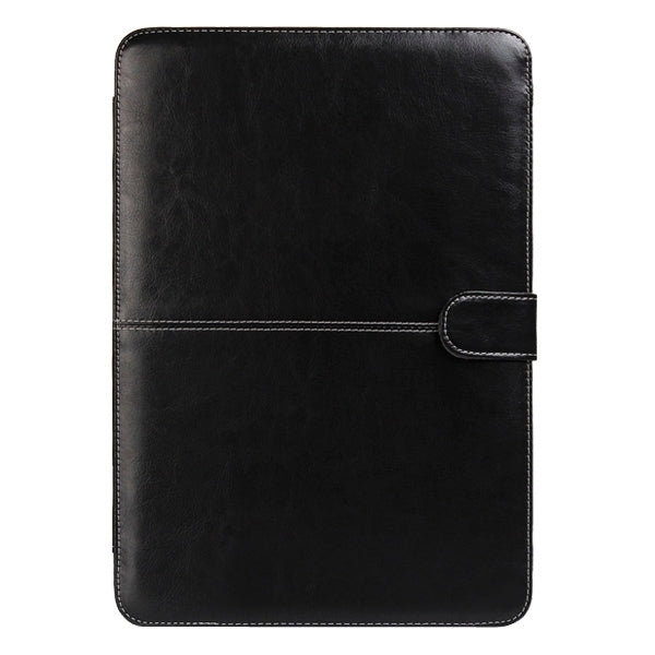 For 11.6 inch MacBook Air Notebook Leather Case with Snap Fastener