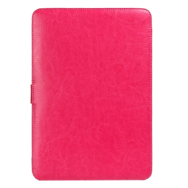 For 11.6 inch MacBook Air Notebook Leather Case with Snap Fastener