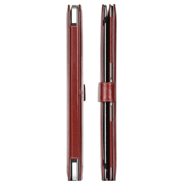 For 13.3 inch MacBook Air Notebook Leather Case with Snap Fastener