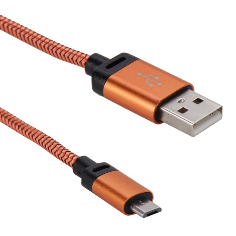 1.2m Woven Style Micro USB to USB 2.0 Data Sync Cable, For Samsung / Huawei / Xiaomi / Meizu / LG / HTC and Other Smartphones
