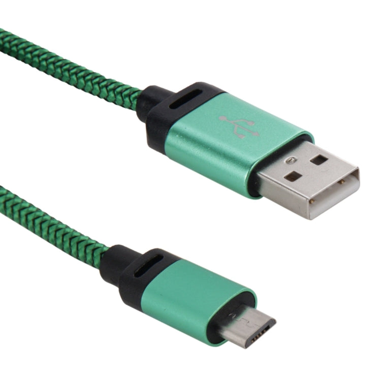 1.2m Woven Style Micro USB to USB 2.0 Data Sync Cable, For Samsung / Huawei / Xiaomi / Meizu / LG / HTC and Other Smartphones