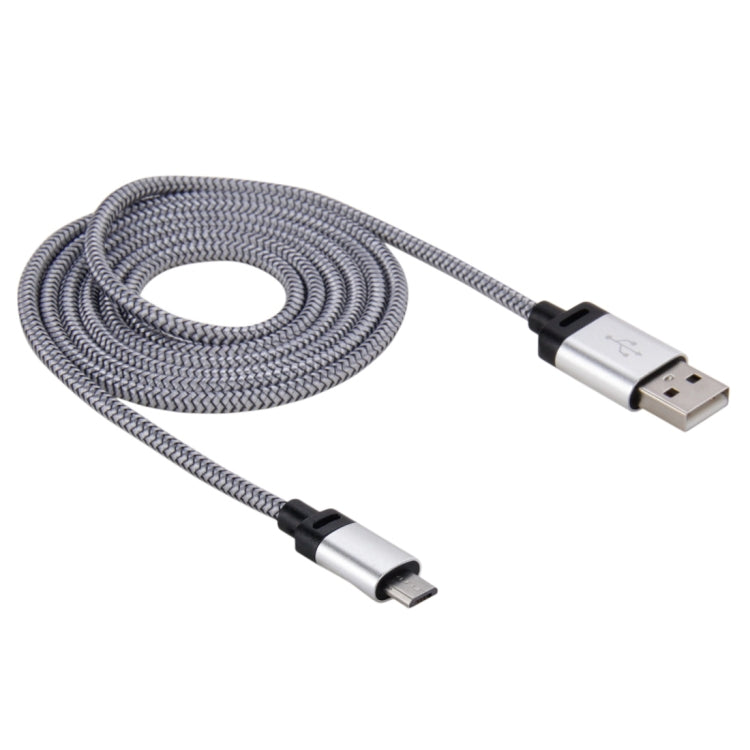 1.2m Woven Style Micro USB to USB 2.0 Data Sync Cable, For Samsung / Huawei / Xiaomi / Meizu / LG / HTC and Other Smartphones