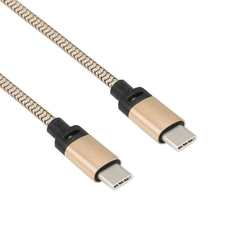 1.2m Woven Style Metal Head USB-C / Type-C 3.1 to USB-C / Type-C 3.1 Data & Charge Cable for Galaxy S8 & S8 + / LG G6 / Huawei P10 & P10 Plus / Xiaomi Mi 6 & Max 2 and other Smartphones