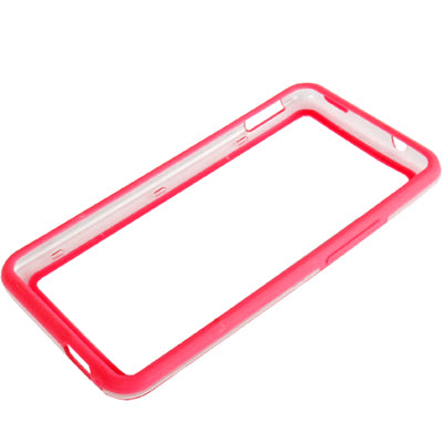 TPU + Transparent Plastic Bumper Frame Case for HTC One / M7