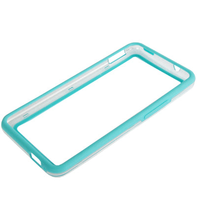 TPU + Transparent Plastic Bumper Frame Case for HTC One / M7