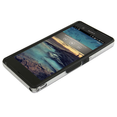 TPU + Transparent Plastic Bumper Frame Case for Sony Xperia Z / L36H / C660X