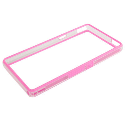 TPU + Transparent Plastic Bumper Frame Case for Sony Xperia Z / L36H / C660X