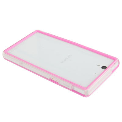 TPU + Transparent Plastic Bumper Frame Case for Sony Xperia Z / L36H / C660X