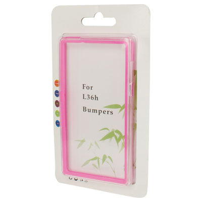 TPU + Transparent Plastic Bumper Frame Case for Sony Xperia Z / L36H / C660X